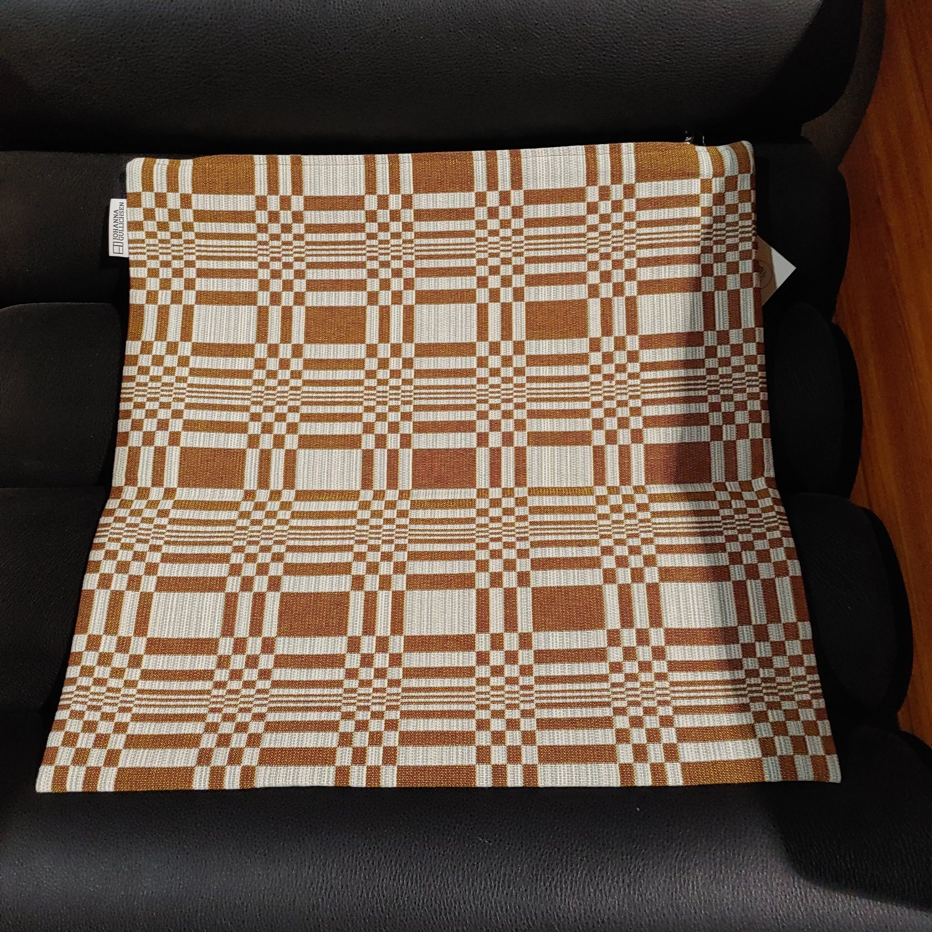 Cushion pillow 50x50 cm (cover only) -Doris, Brick