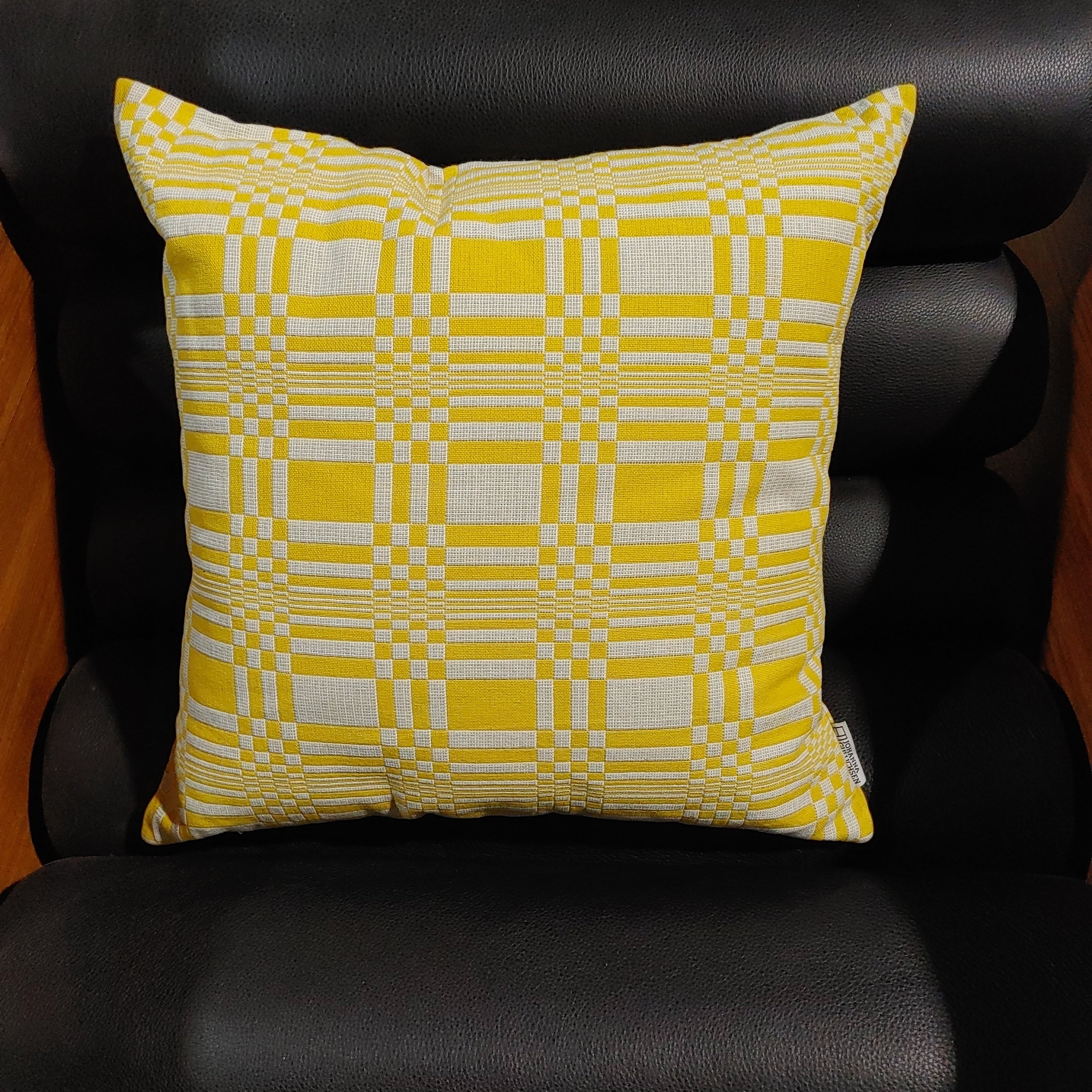 Cushion pillow 50x50 cm (cover only) -Doris, Yellow
