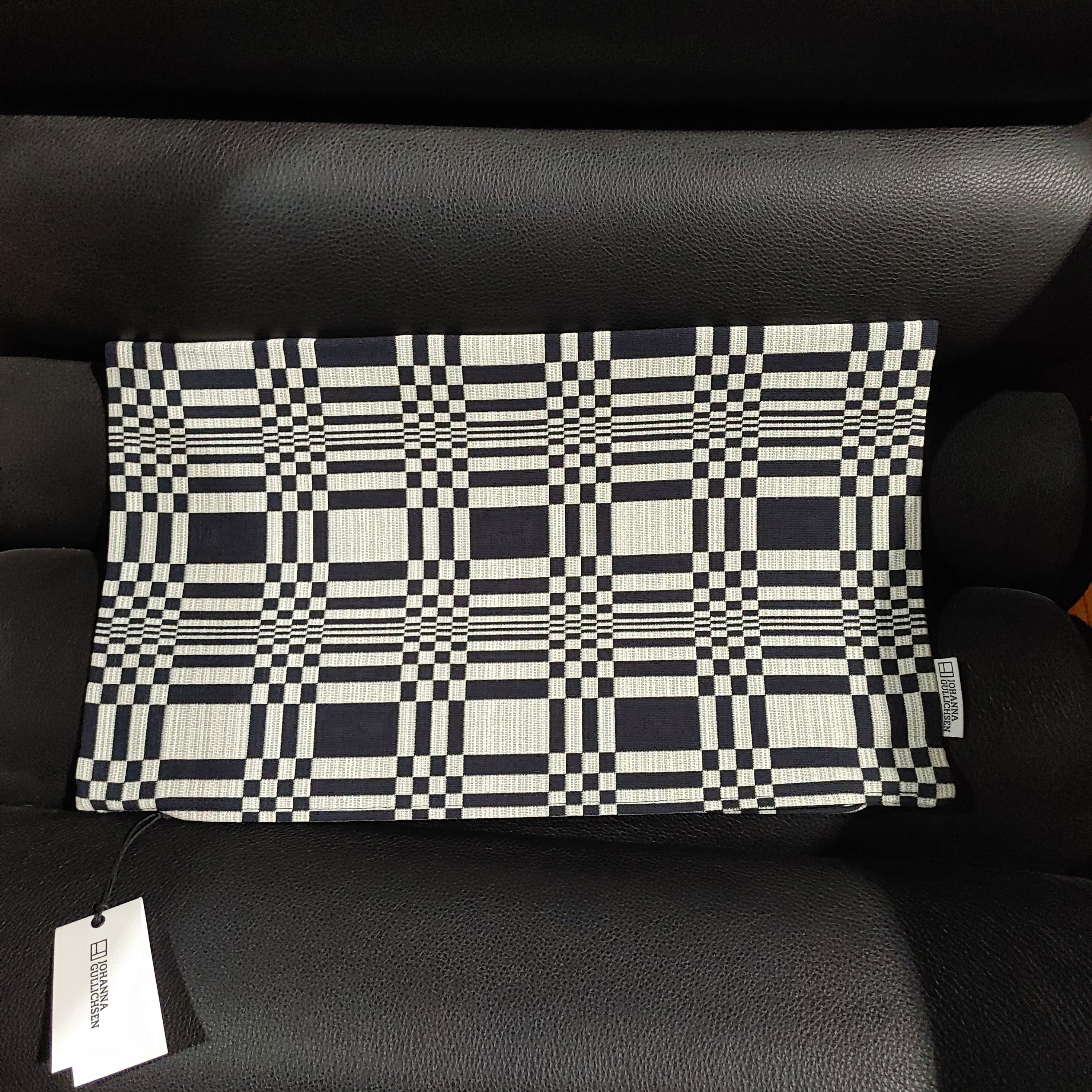 Cushion pillow 30x50 cm (cover only) -Doris, Black