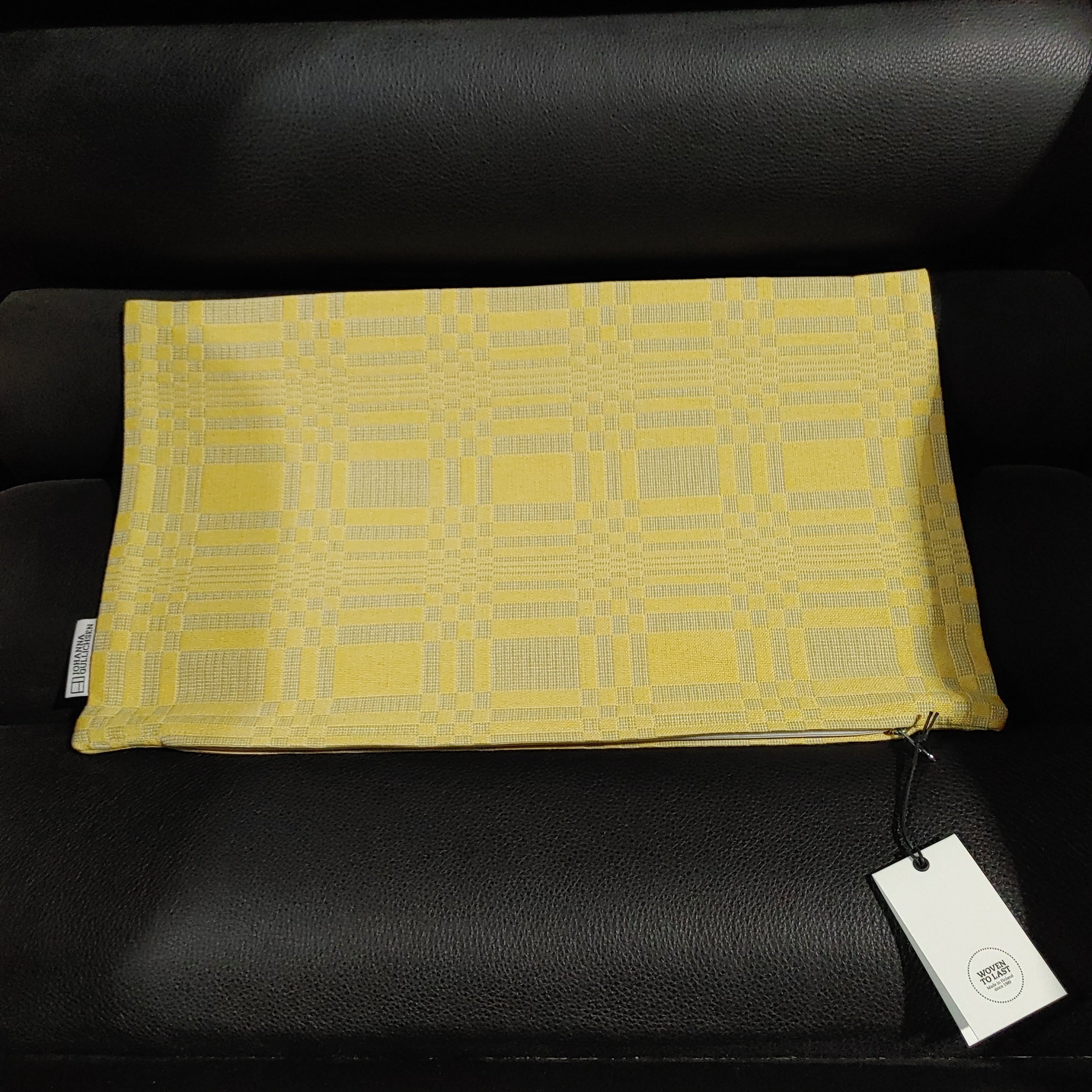 Cushion pillow 30x50 cm (cover only) -Doris, Straw