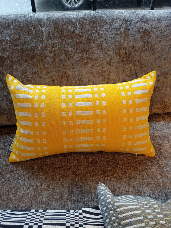 Cushion pillow  30x50 cm (cover only) -Nereus, yellow