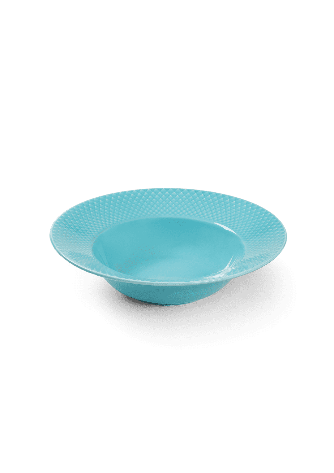 Rhombe Color Soup Plate Ø24.5 cm Turquoise