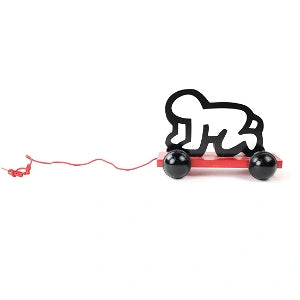Keith Haring wooden pull toy * LAST ONE*