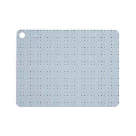 Placemat Grid Dot - Pack of 2 Pale Blue