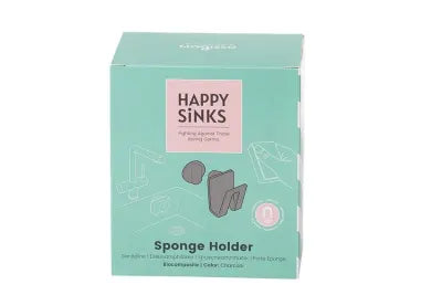 HAPPY SiNKS Magnetic Sponge Holder - Bio Composite black