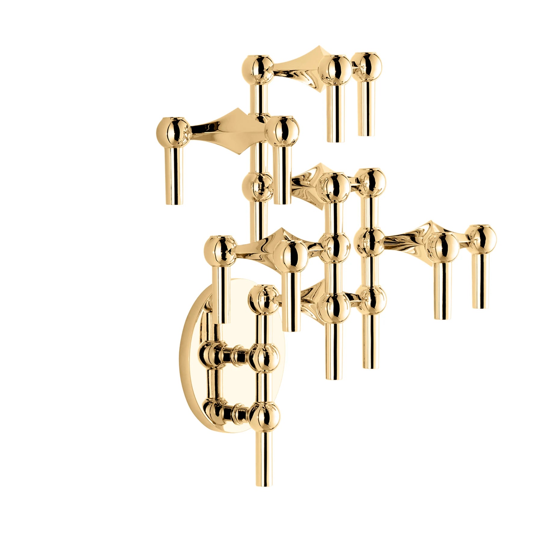 STOFF Nagel Wall Hanger, Solid Brass