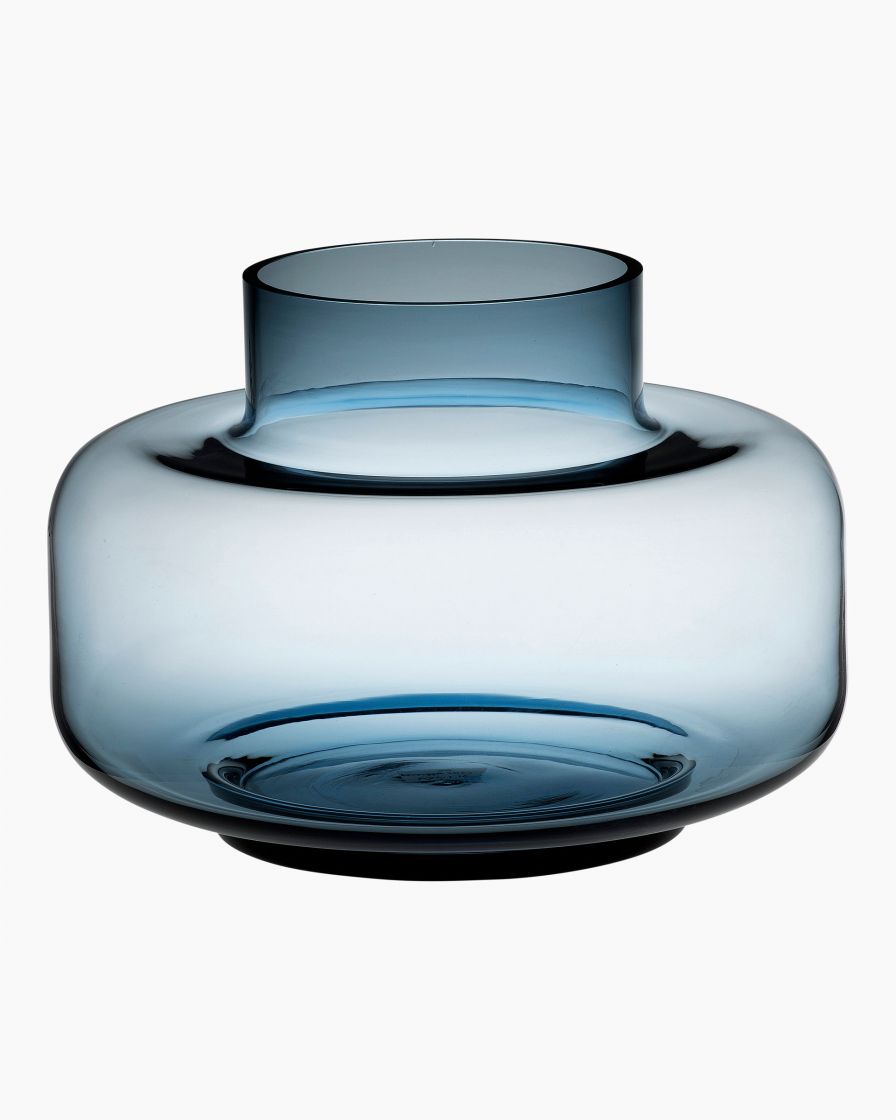Urna vase dark blue 070430 500