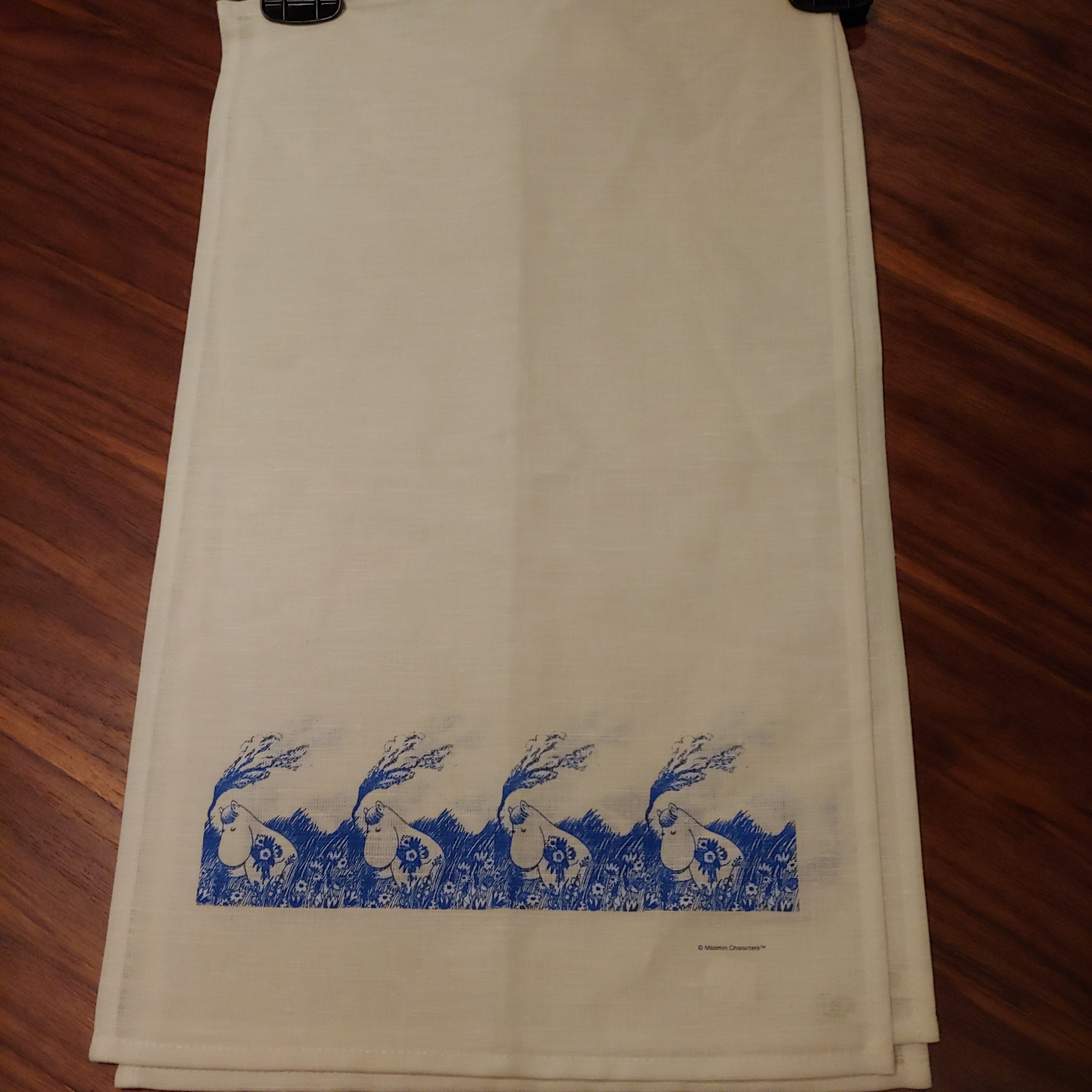 Kitchen towel Tea towel Moomin linen Snorkmaiden
