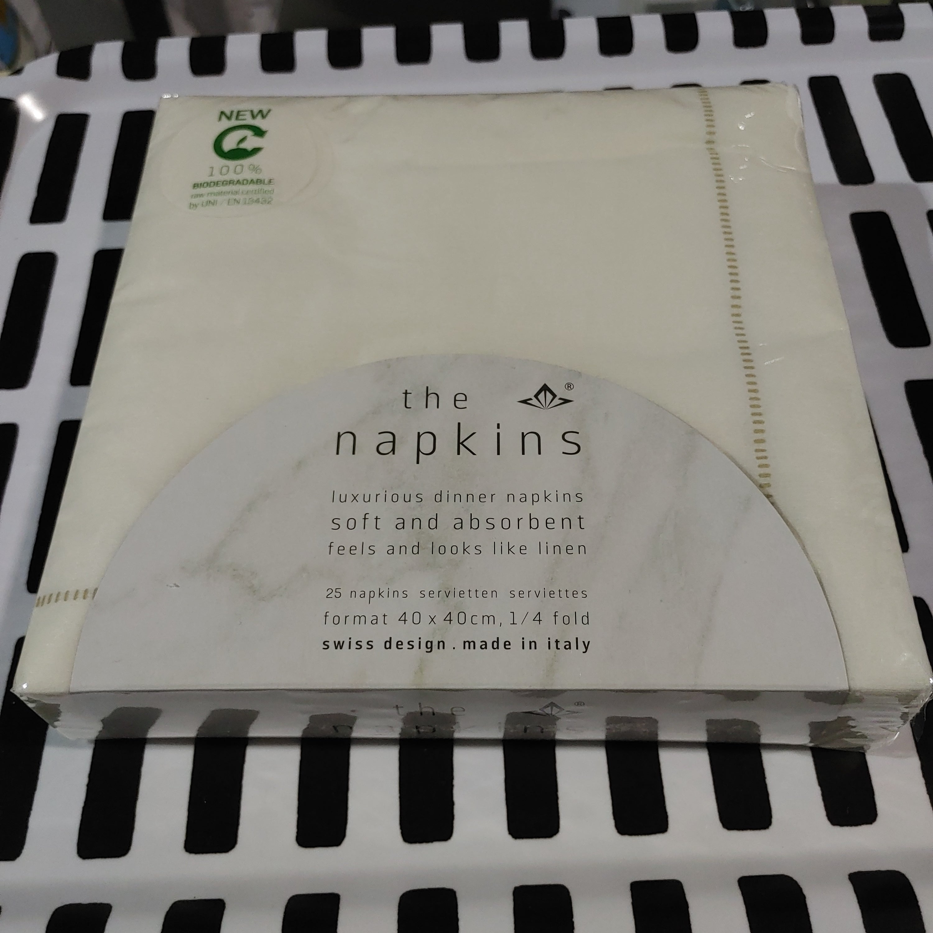 HEMSTITCH Dinner Napkin - TAUPE (25pcs/Pack)
