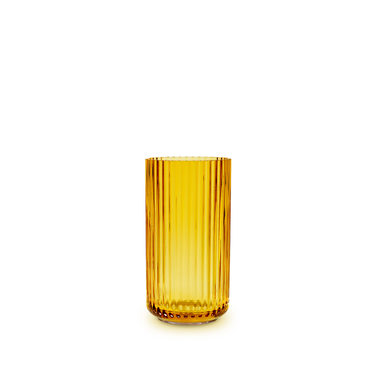 Vase H15 cm Glass Amber *