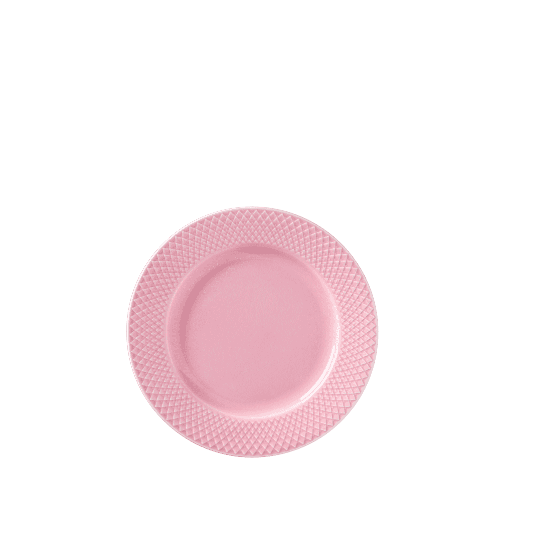 Rhombe Color Lunch plate rose Ø21