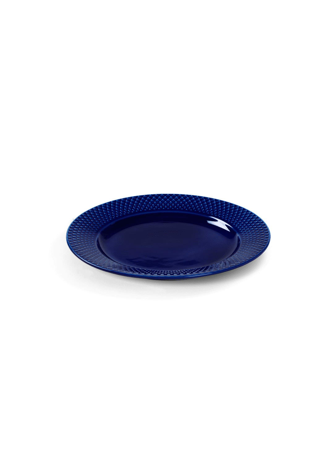 Rhombe Color Lunch plate Dark Blue Ø21