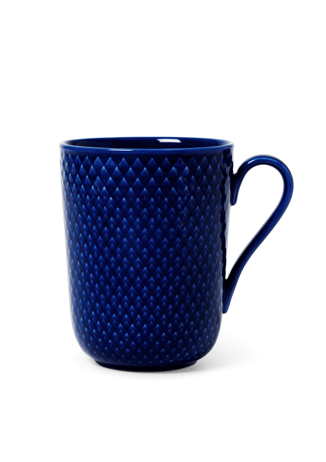 Rhombe Color Mug with handle 33cl Dark Blue