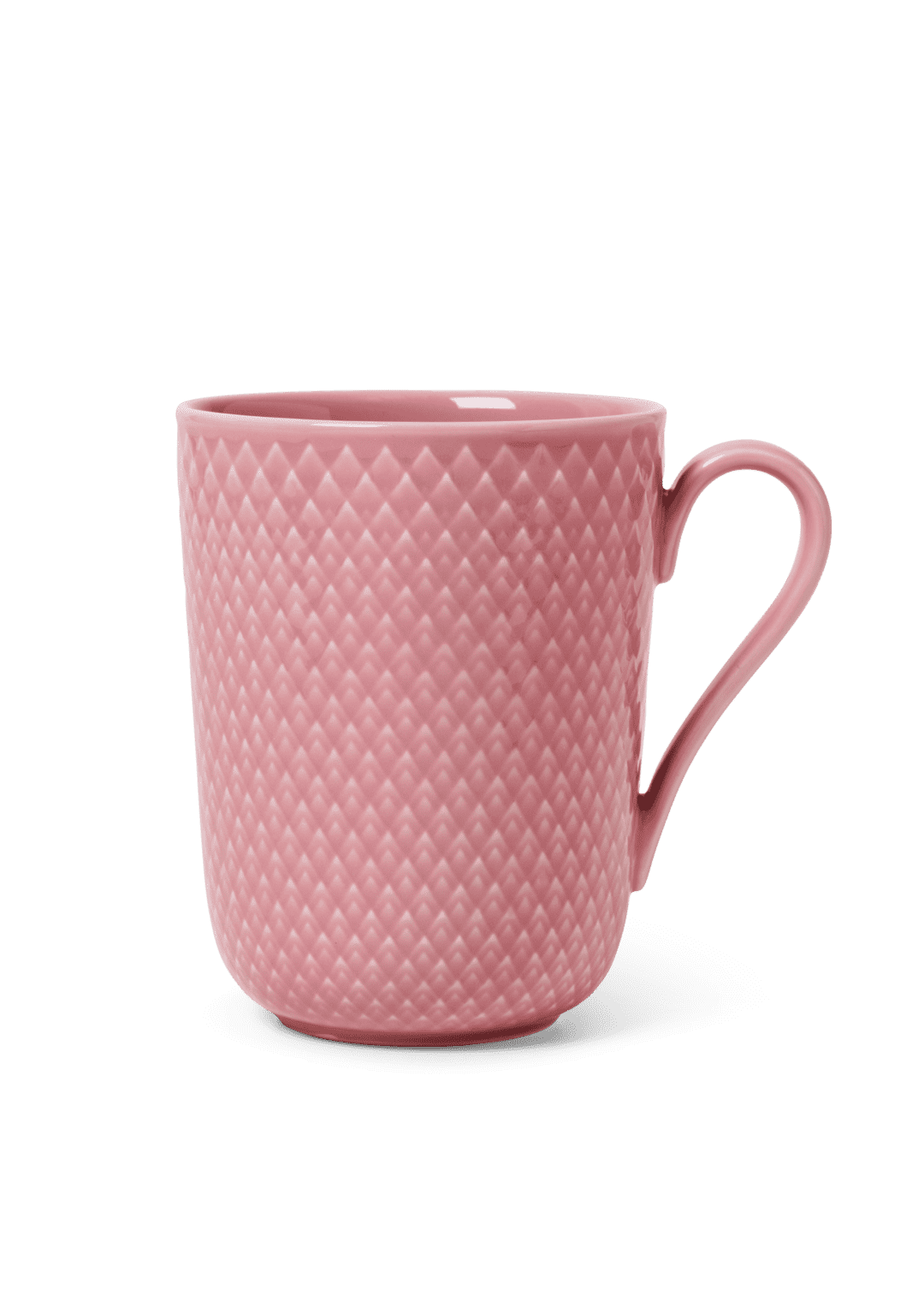 Rhombe Color Mug with handle 33cl Rose