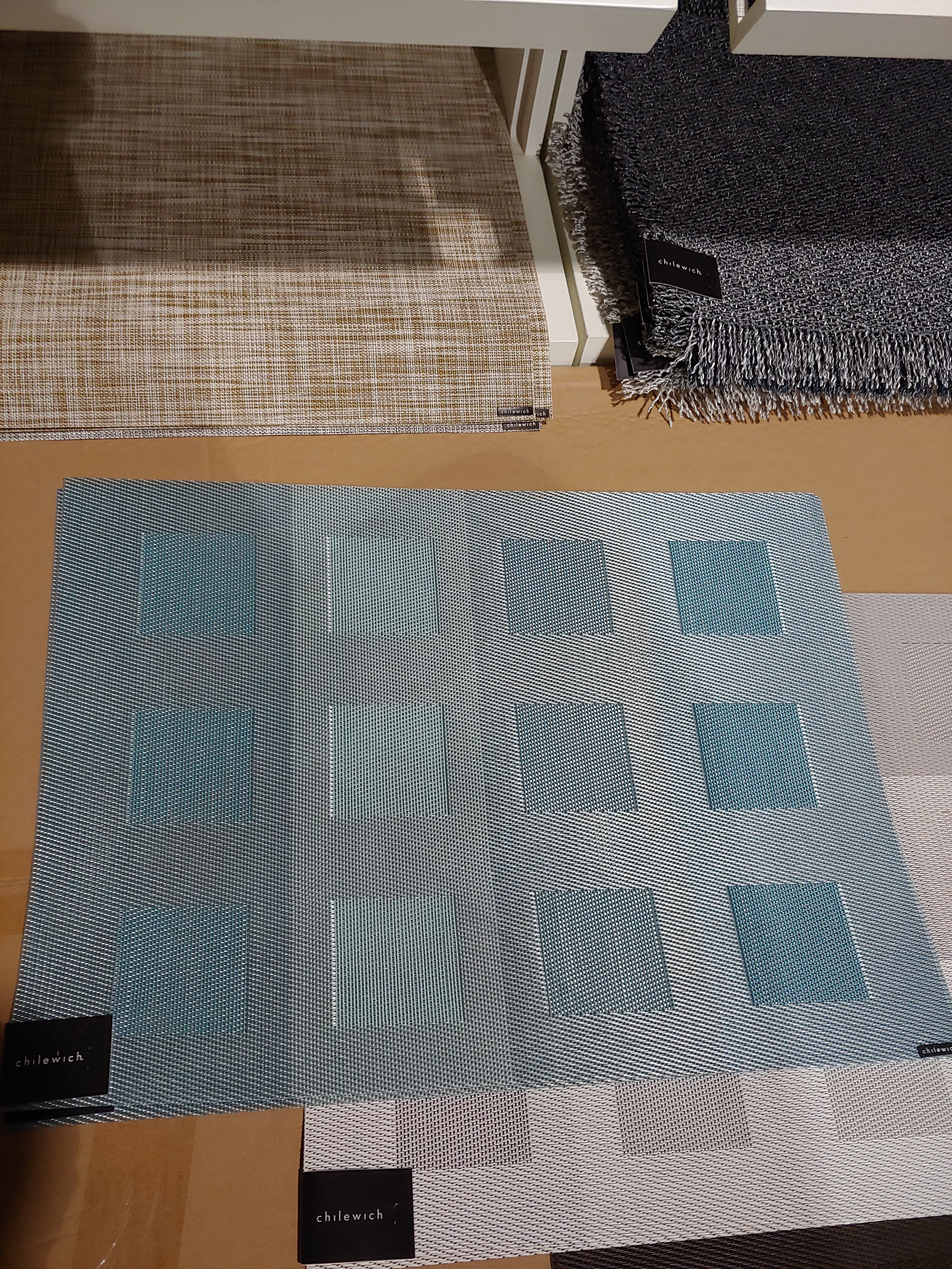 * SALE Chilewich Placemat Rectangle Engineered squares