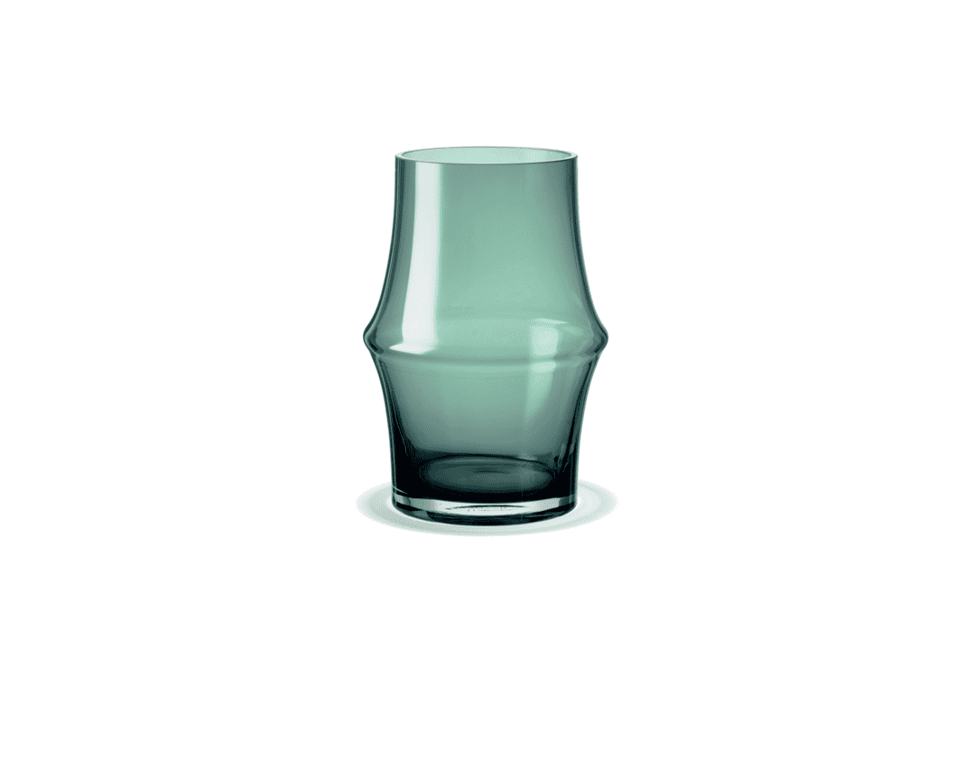 ARC Vase dark green H21 H: 8.3" Ø: 5.3"