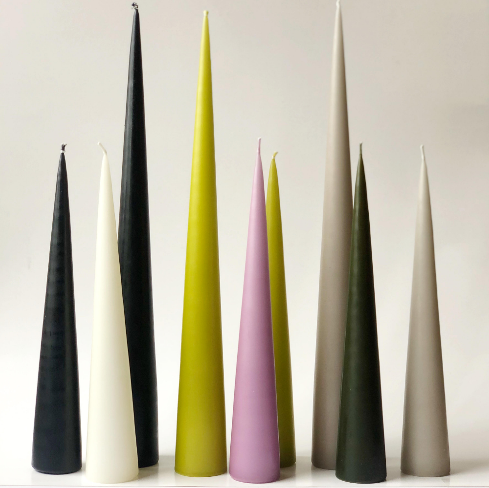 Cone candles 25cm Small / 13 hour