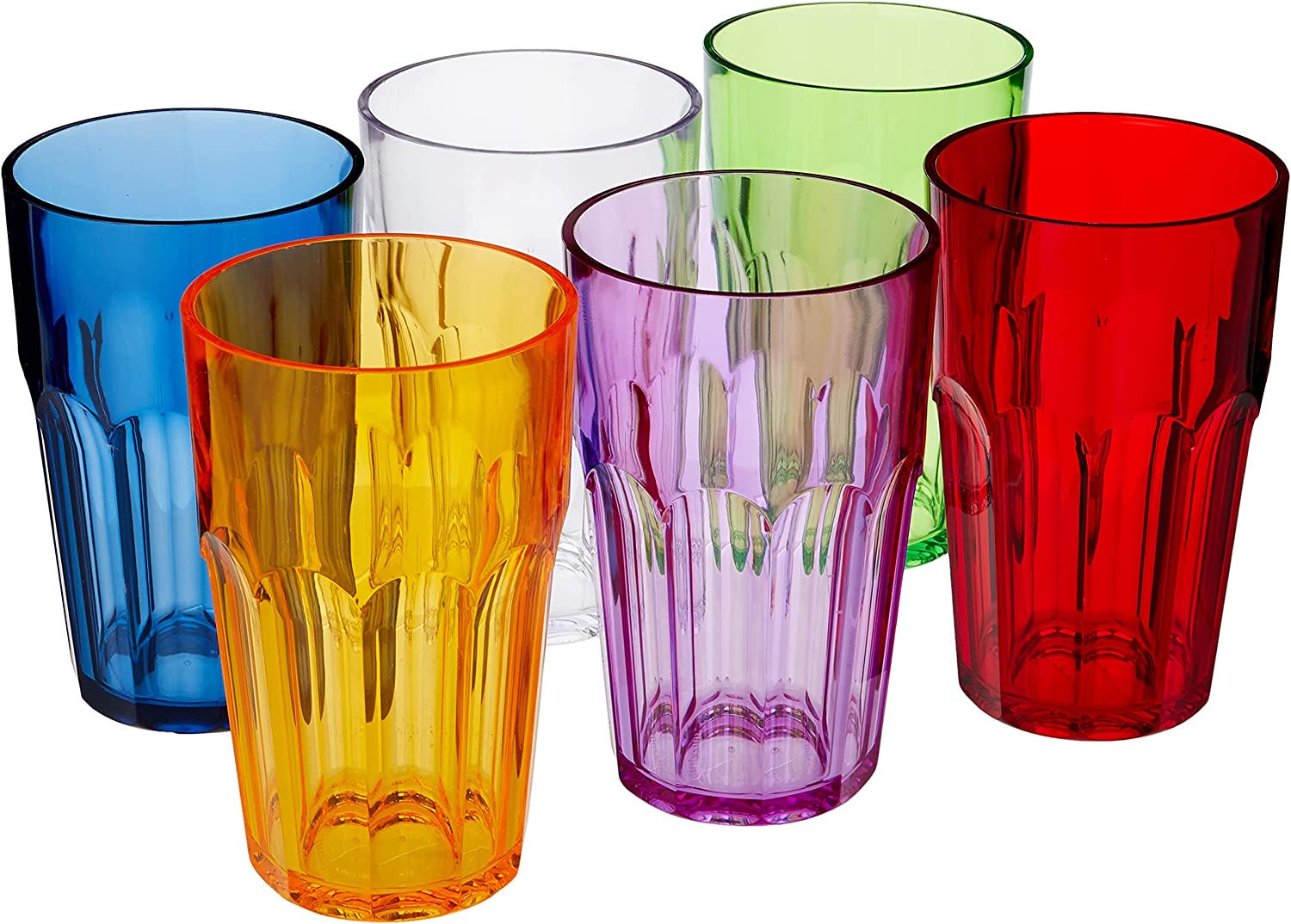 HAPPY HOUR | TUMBLER TALL - ASSORTED - (SET OF 6)