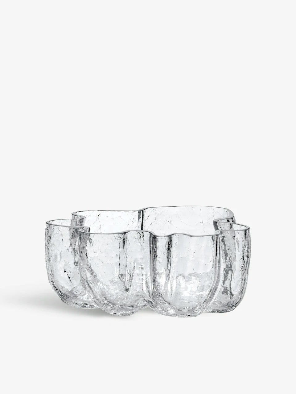Crackle bowl clear Åsa Jungnelius