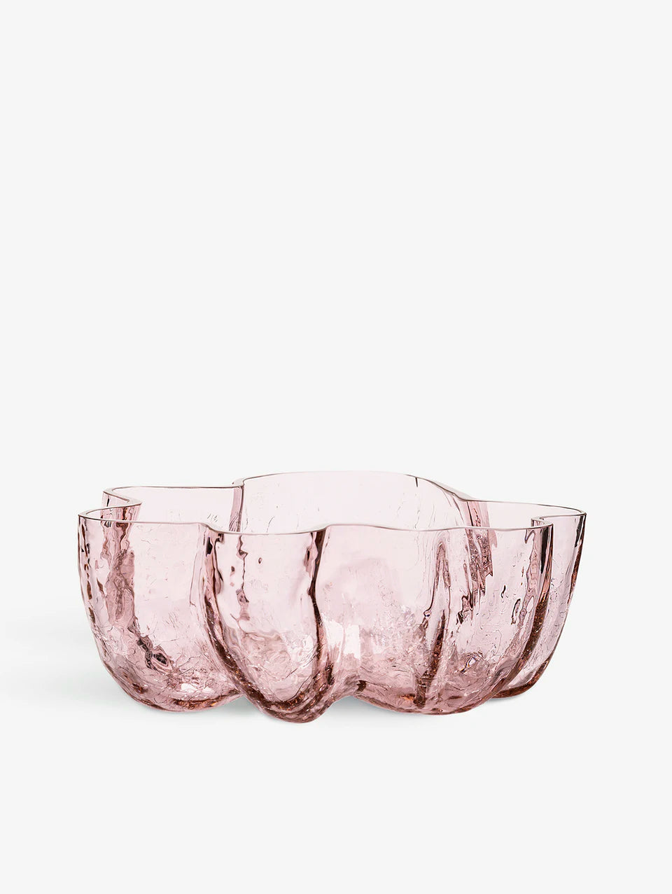Crackle bowl pink Åsa Jungnelius