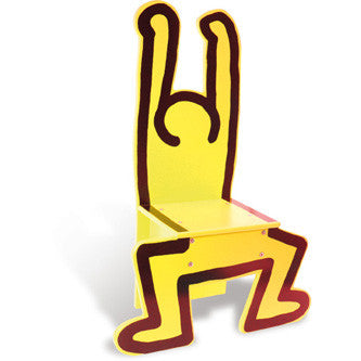Keith Haring Chair -Yellow