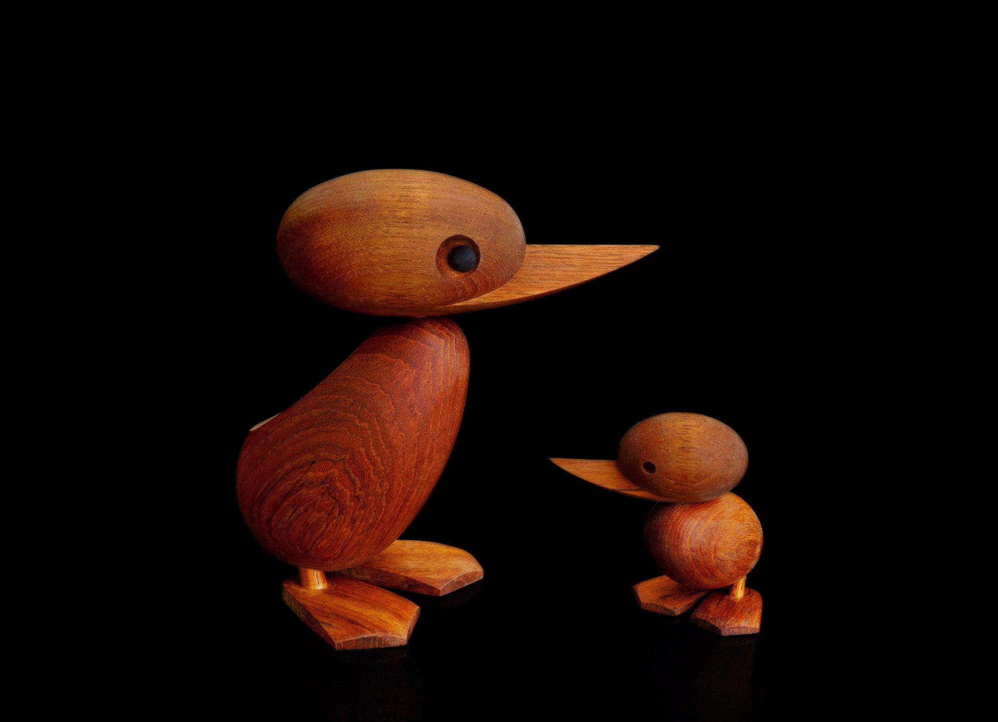 Teak duck by Hans Bølling
