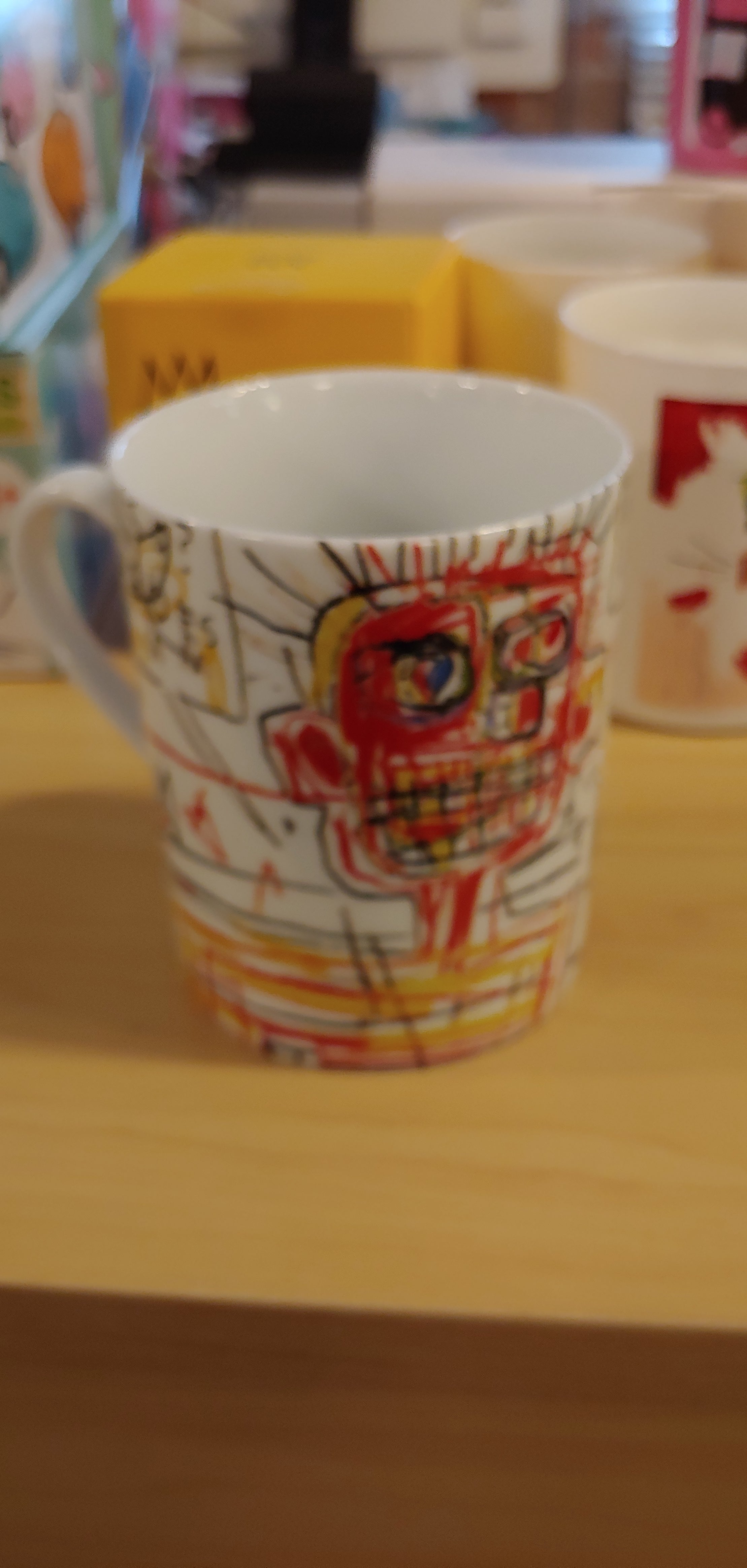 Jean-Michel Basquiat Mug Self portrait with Suzanne