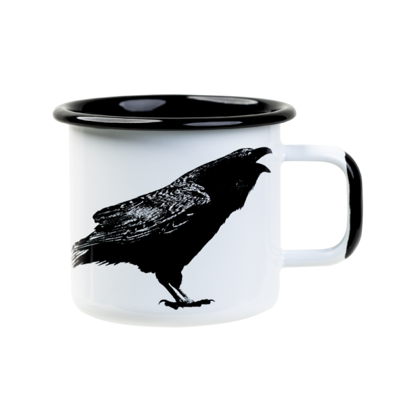 Nordic enamel mug 3,7dl Raven 1330-037-08