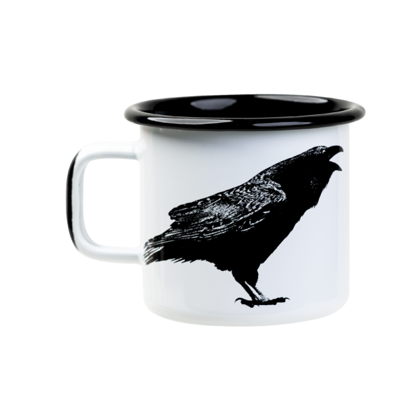 Nordic enamel mug 3,7dl Raven 1330-037-08