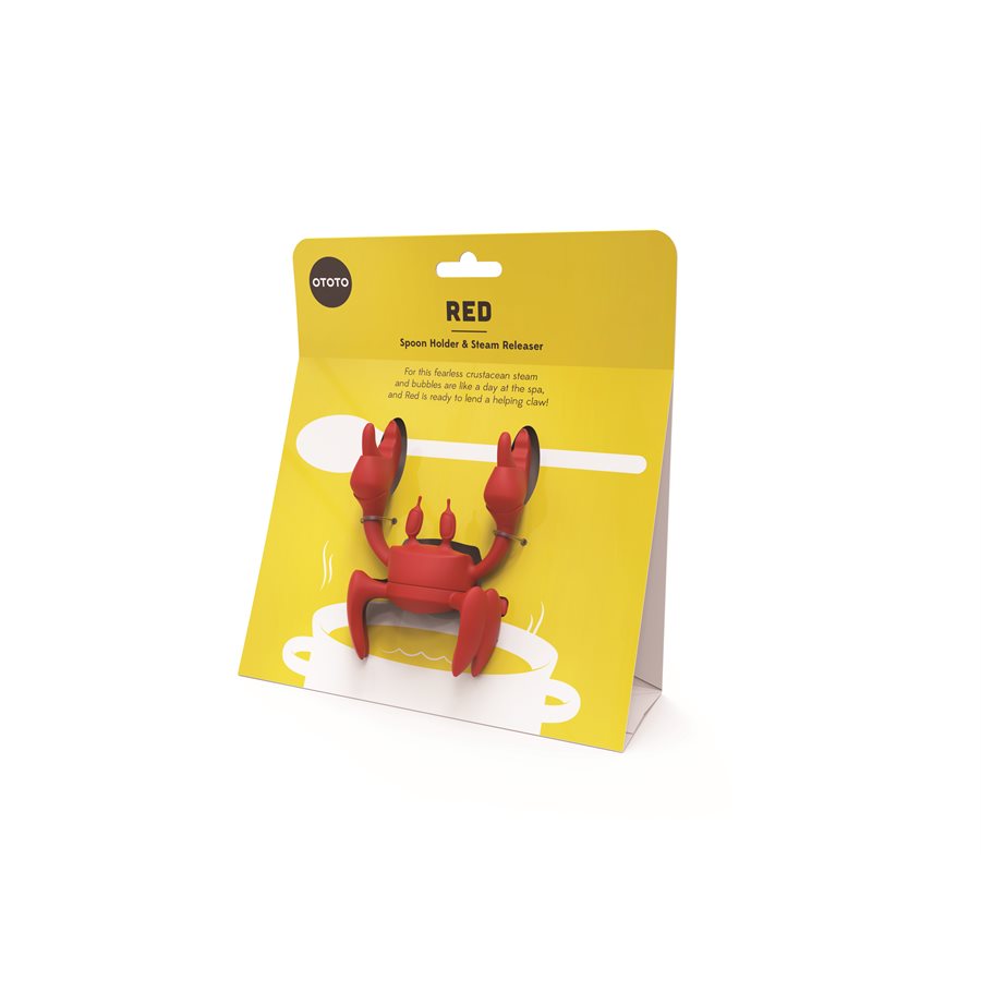RED THE CRAB SPOON HOLDER AND STEAM RELEASER