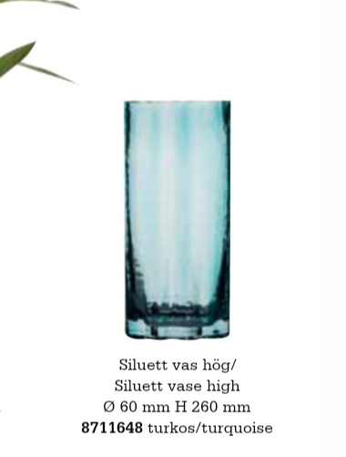 Sagaform Sea Glass vases Kosta Sweden clear tall