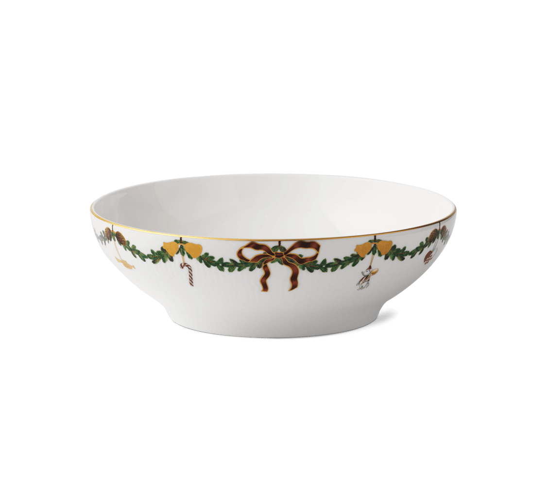 STAR FLUTED CHRISTMAS SERVING BOWL 220 cl