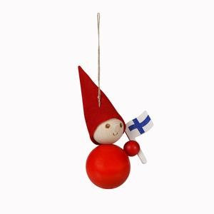 Tonttu Elf hanging tree decoration Suomi