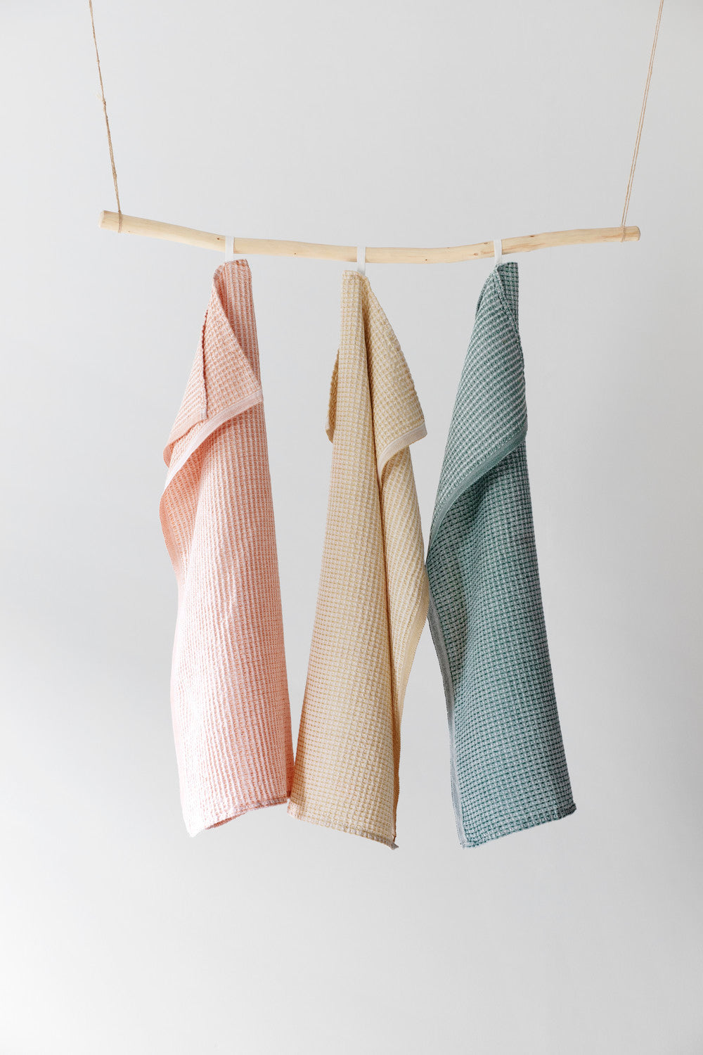 MAIJA towel 48x70cm 54/white-olive washed linen-tencel-cotton