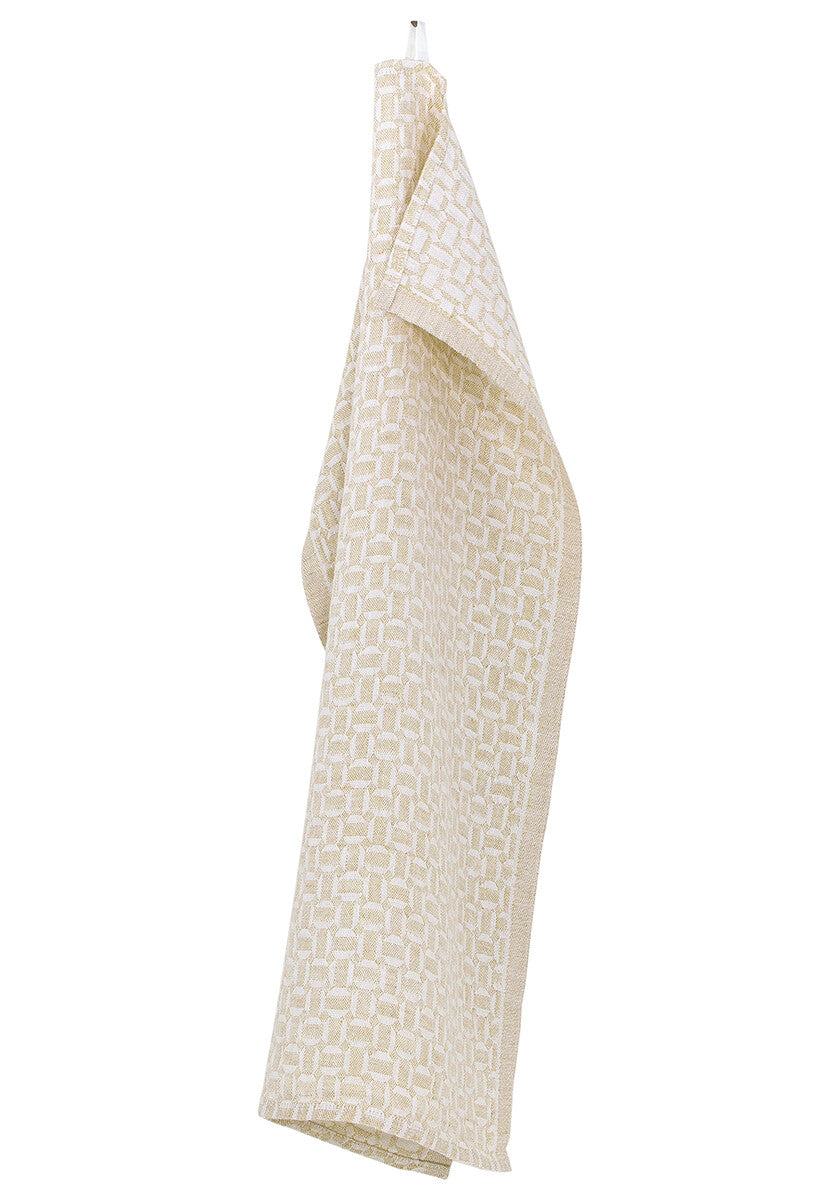 MAUSTE towel ( 7/white-gold, 48 x 70 cm) *