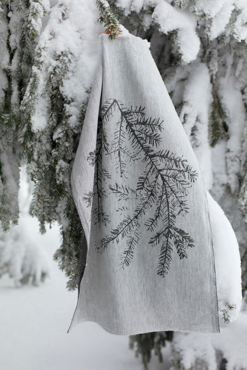 HAVU x Teemu Järvi towel (white-black, 46 x 70 cm)