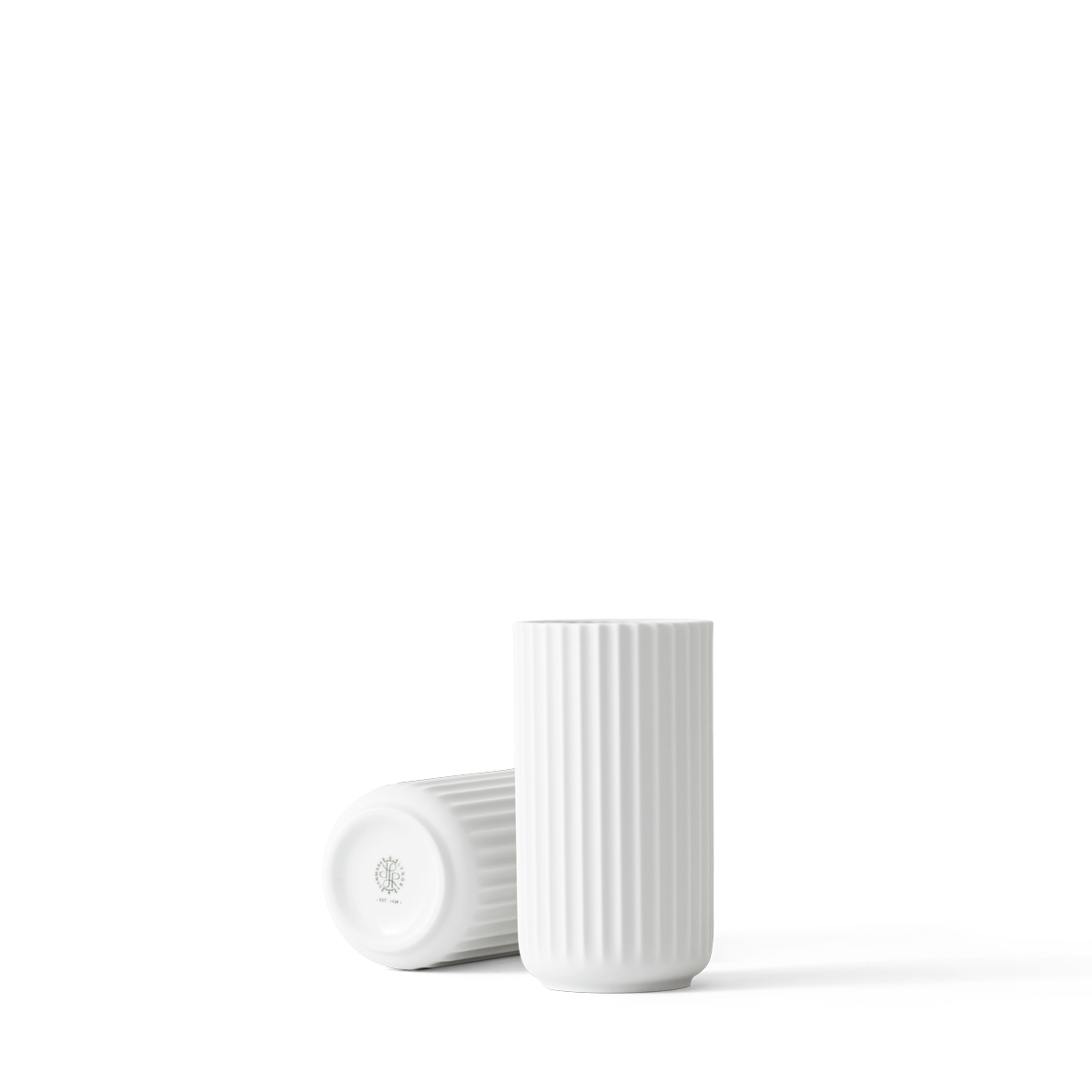 Vase H15 cm Porcelain White