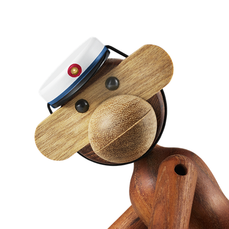 Kay Bojesen wooden Figure Hat Medium monkey Cap 5.5cm ( red or blue )