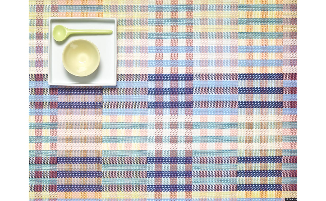 *SALE Chilewich Placemat Rectangle 14x19" Rhythm