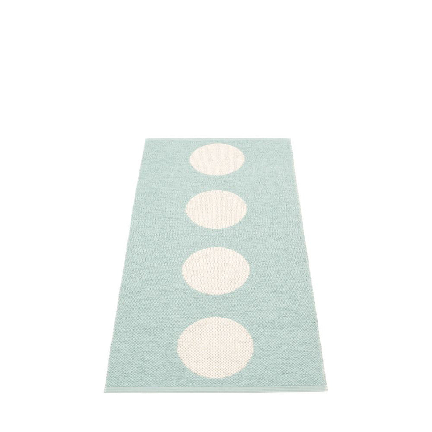 70x150cm / 2.25x5ft VERA RUG - PALE TURQUOISE/VANILLA