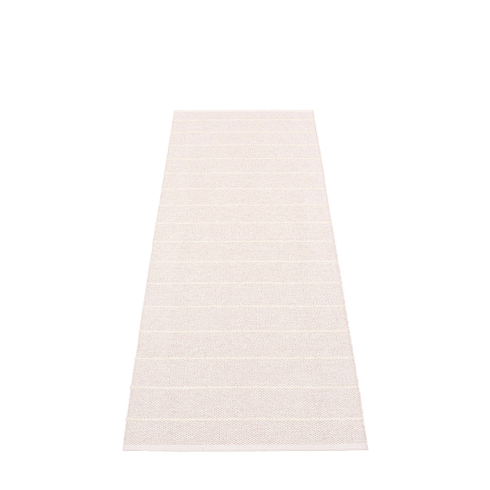 70x180cm / 2.25x6ft CARL RUG - PALE ROSE/VANILLA