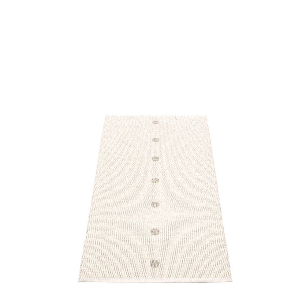70x140cm  / 2.25x4.5ft PEG RUG - LINEN/VANILLA