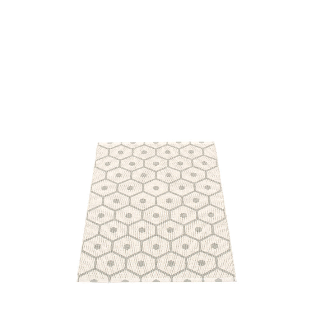 70x100cm / 2.25x3.25ft HONEY RUG- WARM GREY/VANILLA