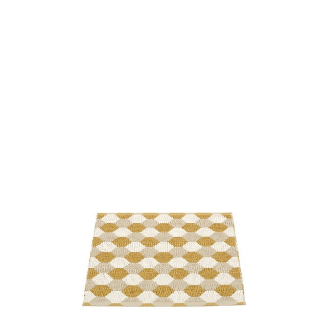 70x60cm / 2.25x2ft DANA RUG - OCHRE/BEIGE/VANILLA
