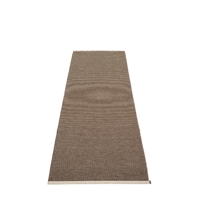 70x200cm  /  2.25x6.5ft MONO RUG DARK BROWN/DARK LINEN
