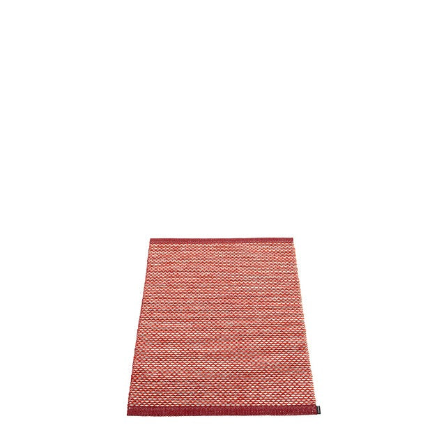 60x85cm /  2x2.75ft EFFI RUG - DARK RED/CORAL RED/VANILLA