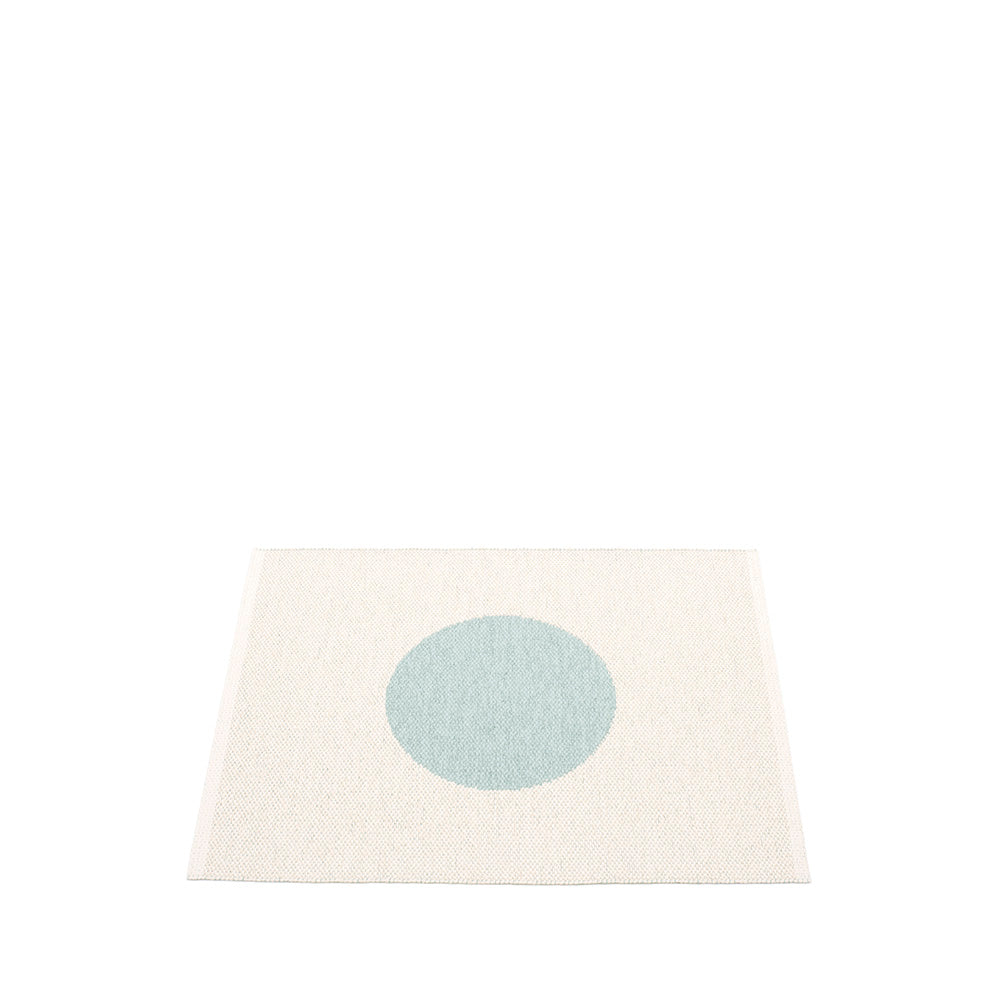 70x90cm / 2.25x3ft VERA RUG SMALL ONE PALE TURQUOISE/VANILLA