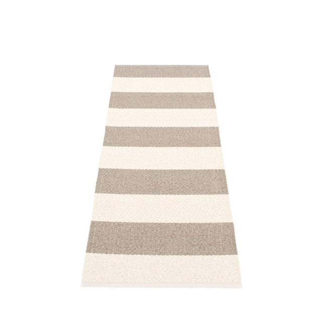 70x200cm / 2.25x6.5ft BOB RUG- MUD/VANILLA