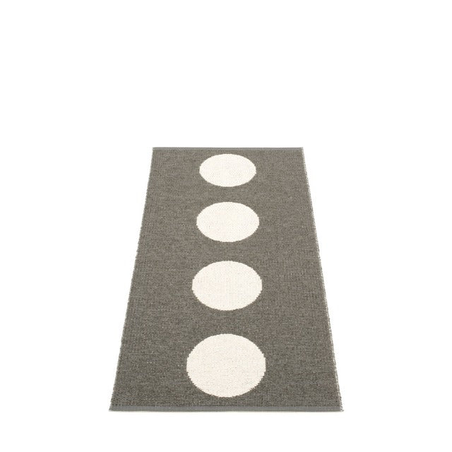 70x150cm / 2.25x5ft VERA RUG - CHARCOAL/VANILLA