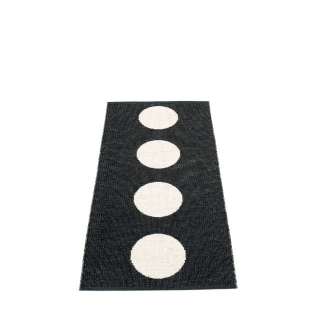 70x150cm / 2.25x5ft VERA RUG - BLACK/VANILLA